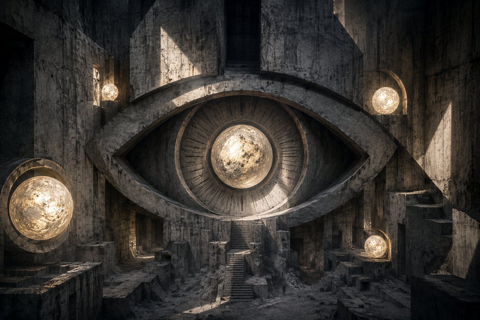 Concrete Eye Orbs