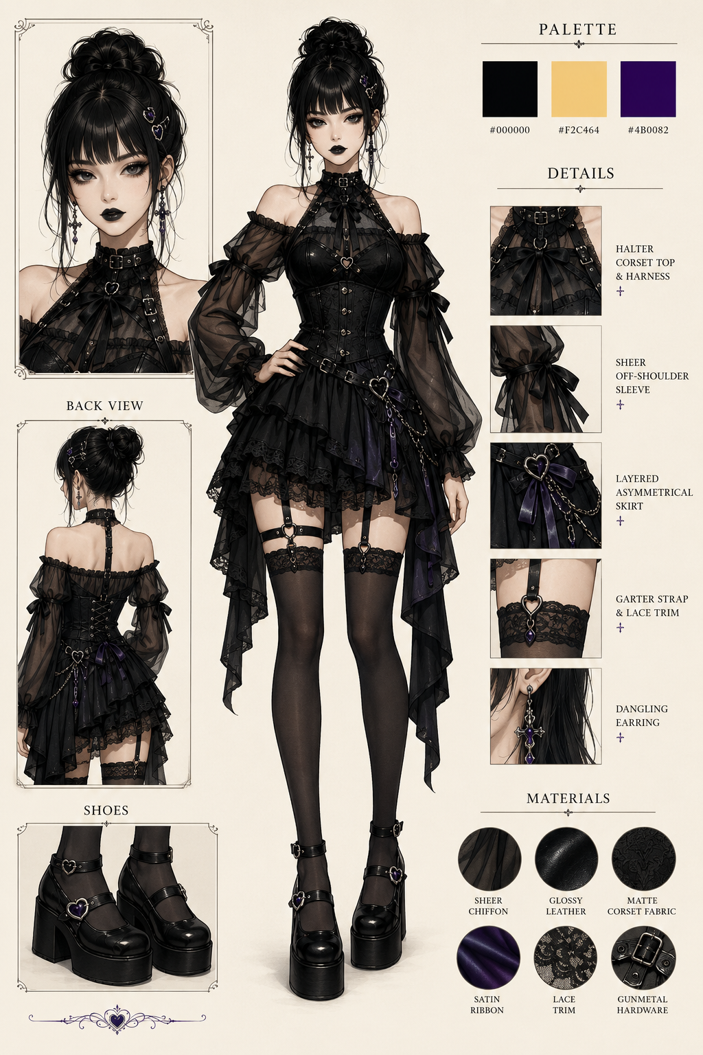 Character Sheet 003 design board from the HobFarm character archive.