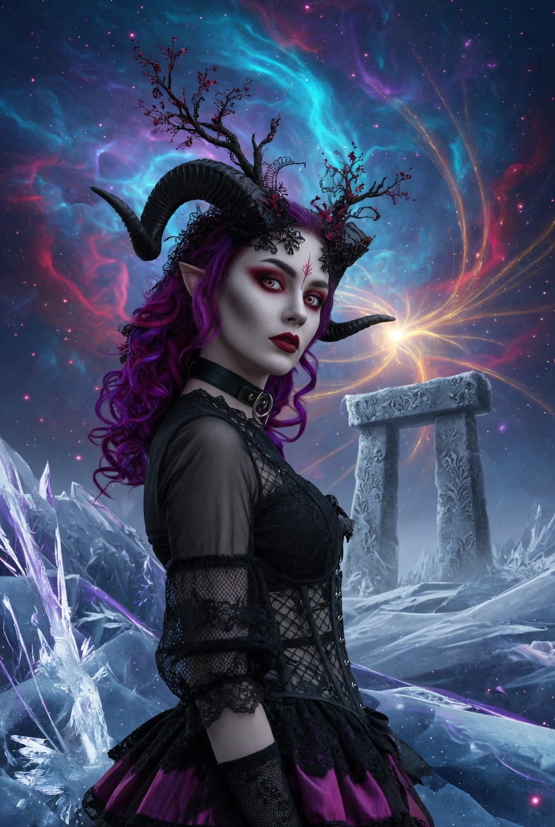 Second HobFarm color design motion study using the same dark fantasy palette and glossy gothic material logic.