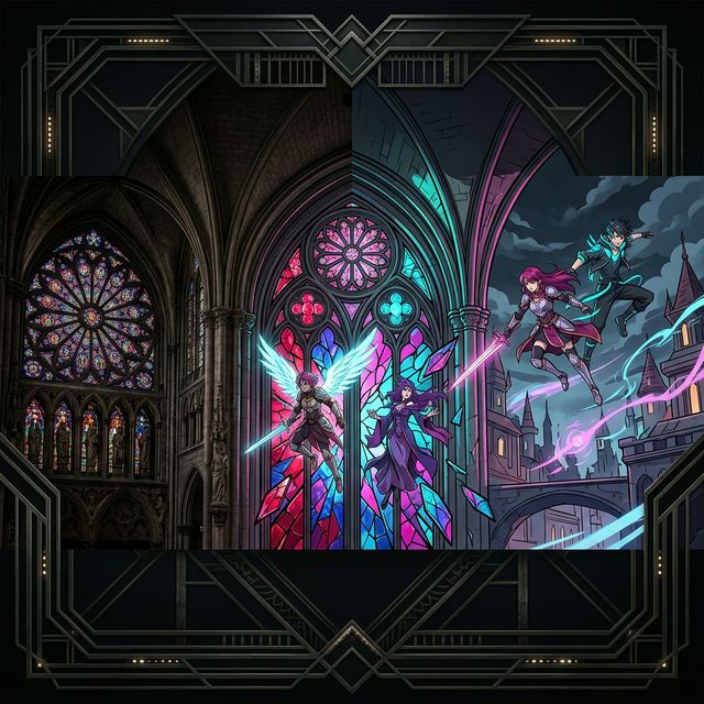 The Anime-to-Gothic Pipeline